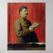 Portrait von Josif Stalin, 1933 Poster (Vorne)
