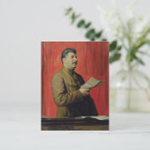 Portrait von Josif Stalin, 1933 Postkarte (Stehend Vorderseite)