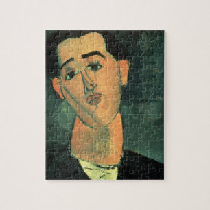 Portrait von Juan Gris (1887-1927) 1915 (Öl auf D Puzzle