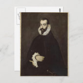 Portrait von Juan Pimentel y Herrera von El Greco Postkarte (Vorne/Hinten)