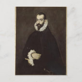 Portrait von Juan Pimentel y Herrera von El Greco Postkarte (Vorderseite)