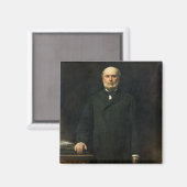 Portrait von Jules Grevy 1880 Magnet (Vorderseite/Rückseite)