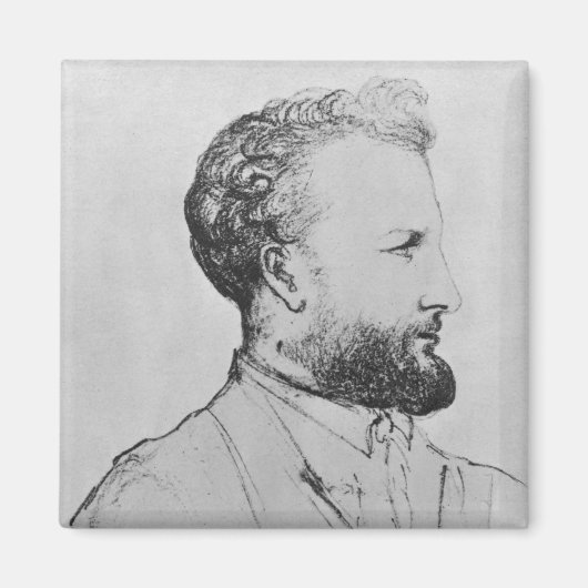 Portrait von Jules Verne d Magnet (Vorne)