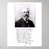 Portrait von Jules Verne Poster (Vorne)