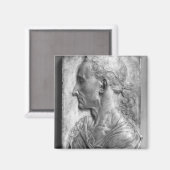 Portrait von Julius Caesar Magnet (Vorderseite/Rückseite)