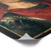 Portrait von Julius Caesar Poster (Ecke)