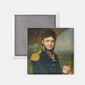 Portrait von Juri F. Lisyansky, 1810 Magnet (Vorderseite/Rückseite)