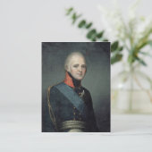 Portrait von Kaiser Alexander I. , 1804 Postkarte (Stehend Vorderseite)