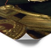 Portrait von Kaiser Alexander III. 1886 Poster (Ecke)