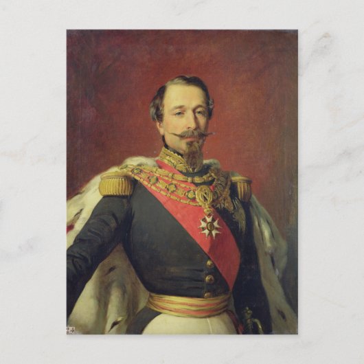 Portrait von Kaiser Louis Napoleon III Postkarte (Vorderseite)