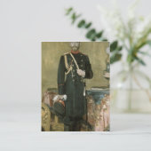 Portrait von Kaiser Nikolaus II. 1895 Postkarte (Stehend Vorderseite)