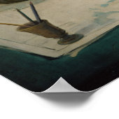 Portrait von Kaiser Nikolaus II., 1914 Poster (Ecke)