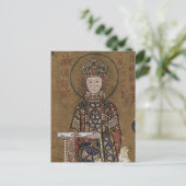 Portrait von Kaiserin Irene Byzantine Orthodox Ico Postkarte (Stehend Vorderseite)