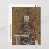 Portrait von Kaiserin Irene Byzantine Orthodox Ico Postkarte (Vorne/Hinten)