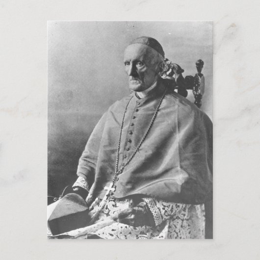 Portrait von Kardinal Manning Postkarte (Vorderseite)