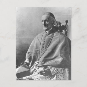 Portrait von Kardinal Manning Postkarte