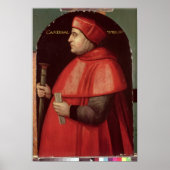 Portrait von Kardinal Thomas Wolsey Poster (Vorne)