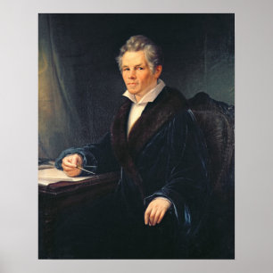 Portrait von Karl Friedrich Schinkel, c.1880 Poster
