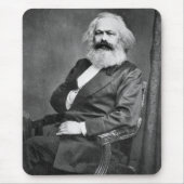 Portrait von Karl Marx (Gründer des Marxismus) Mousepad (Vorne)