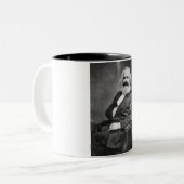 Portrait von Karl Marx (Gründer des Marxismus) Zweifarbige Tasse (Vorderseite Links)