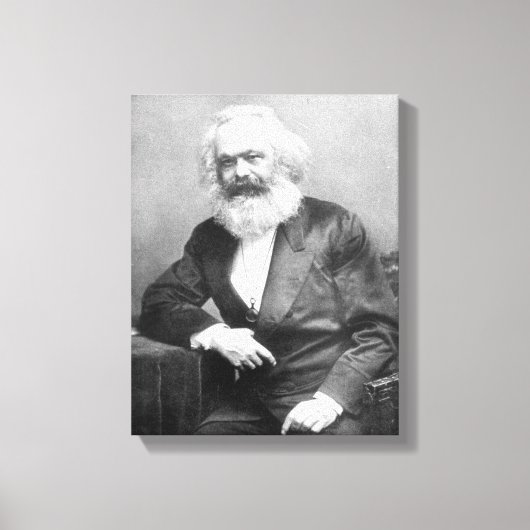 Portrait von Karl Marx Leinwanddruck (Vorderseite)
