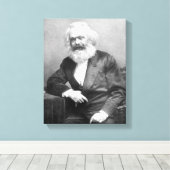 Portrait von Karl Marx Leinwanddruck (Insitu (Holzboden))