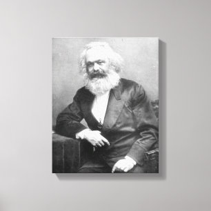 Portrait von Karl Marx Leinwanddruck