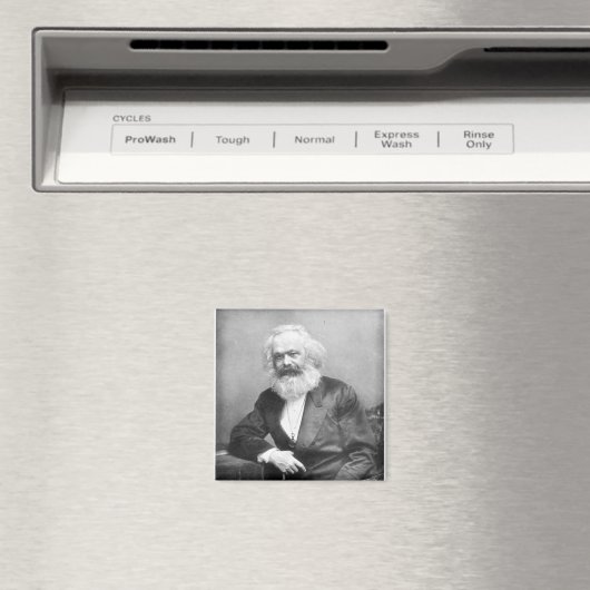 Portrait von Karl Marx Magnet (In Situ (Geschirrspüler))