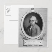 Portrait von Karl Philipp Emmanuel Bach Postkarte (Vorne/Hinten)