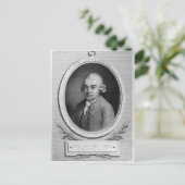 Portrait von Karl Philipp Emmanuel Bach Postkarte (Stehend Vorderseite)