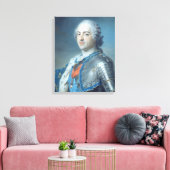 Portrait von König Louis XV 1748 Leinwanddruck (Insitu (Wohnzimmer))