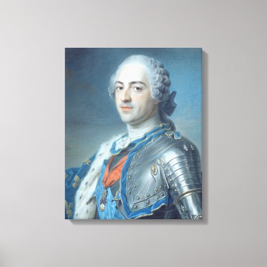 Portrait von König Louis XV 1748 Leinwanddruck (Vorderseite)