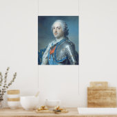 Portrait von König Louis XV 1748 Poster (Küche)