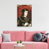 Portrait von König Richard III Leinwanddruck (Insitu (Wohnzimmer))