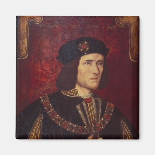 Portrait von König Richard III Magnet (Vorne)