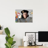 Portrait von König Richard III Poster (Heimbüro)