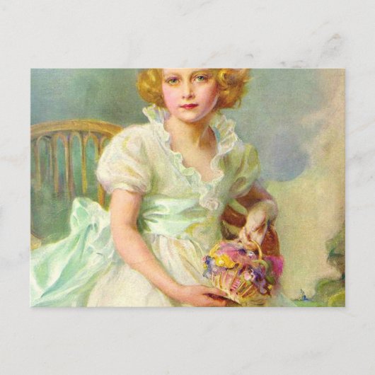 Portrait von Königin Elisabeth von 1933 Postkarte (Vorderseite)