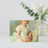 Portrait von Königin Elisabeth von 1933 Postkarte (Stehend Vorderseite)