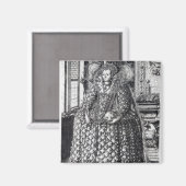 Portrait von Königin Elizabeth I. Magnet (Vorderseite/Rückseite)