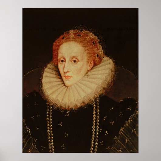 Portrait von Königin Elizabeth I. Poster (Vorne)