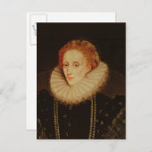 Portrait von Königin Elizabeth I. Postkarte (Vorne/Hinten)