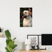 Portrait von Labrador Retriever, Hilton Poster (Heimbüro)