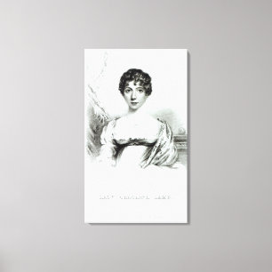 Portrait von Lady Caroline Lamb Leinwanddruck