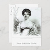 Portrait von Lady Caroline Lamb Postkarte (Vorne/Hinten)