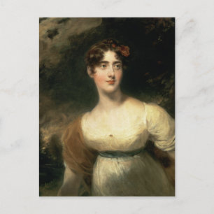 Portrait von Lady Emily Harriet Wellesley-Pole Postkarte