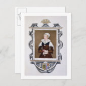 Portrait von Lady Jane Gray (1537-54) 'Nine-Days Q Postkarte (Vorne/Hinten)