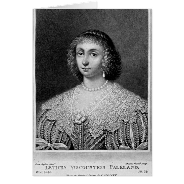 Portrait von Lady Viscountess Falkland (Vorne)
