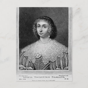 Portrait von Lady Viscountess Falkland Postkarte