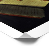 Portrait von Laura Battiferri, c.1555-60 (Panel) Poster (Ecke)