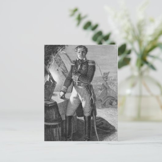 Portrait von Laurent de Gouvion Saint-Cyr Postkarte (Stehend Vorderseite)